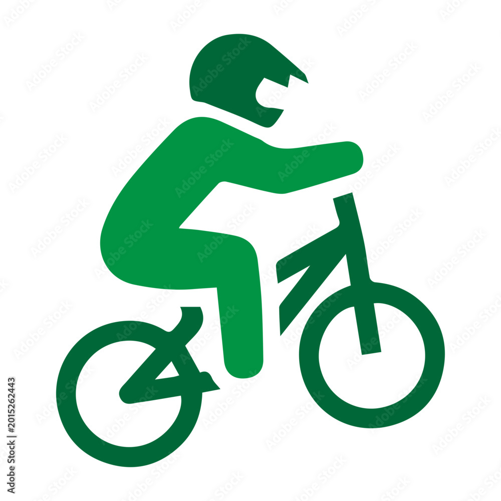 Fototapeta premium BMX Rider Icon