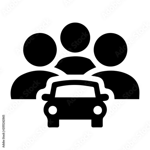 Carpool Group Icon