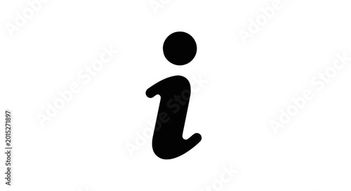 Vector illustration of information icon on a transparent background