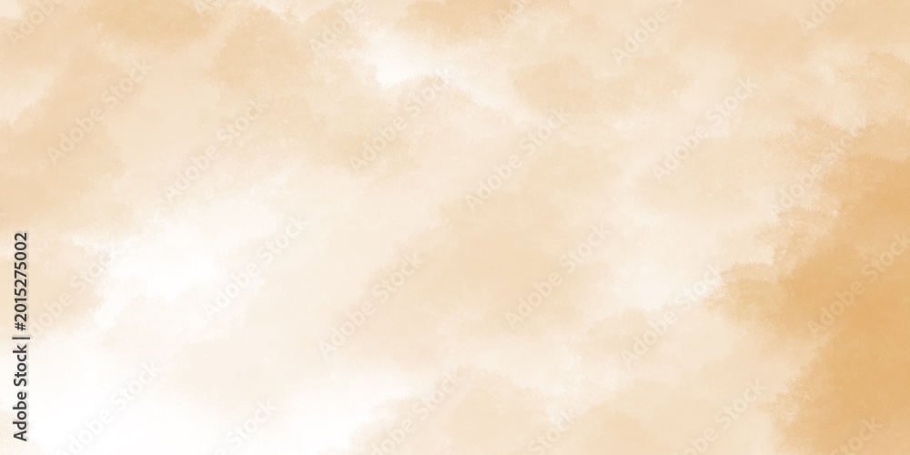 Obraz premium Soft beige watercolor texture background with subtle cloudy effect