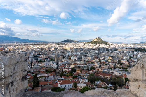 VEDUTA PANORAMICA DALL'ACROPOLI DI ATENE, GRECIA