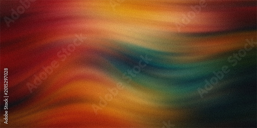 Fotografía Abstract background with colorful gradient, smooth vibrant colors and grainy texture creating artistic dynamic flow