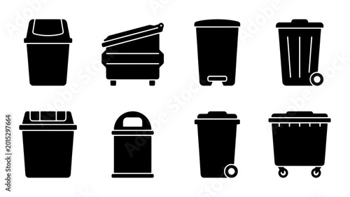Bild auf Leinwand Fried Egg Icons Set, Sunny Side Up and Over Easy Egg Illustrations, Breakfast Fo