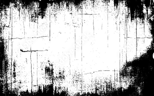 Tableau sur toile Dust Noise Crack Wall Texture Vector, Abstract Dirty Overlay Background