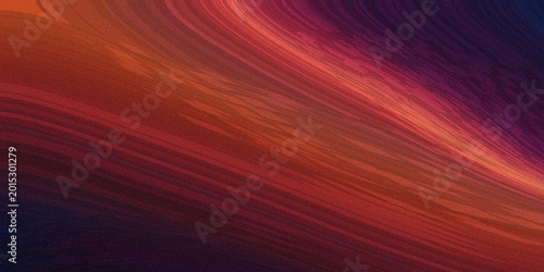 Quadro su tela Abstract flowing lines in deep red and purple create a dynamic textured background with warm color palette