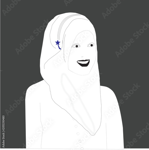 minimal-muslim-woman-hijab-line-art-vector-illustration.eps