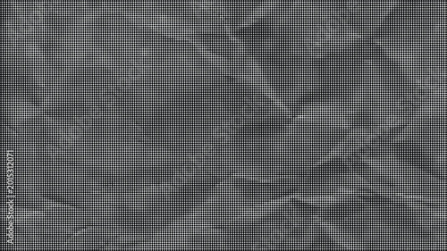 Tableau sur toile Crumpled gray paper texture with a smooth transparent background surface