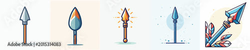 vector of a spear