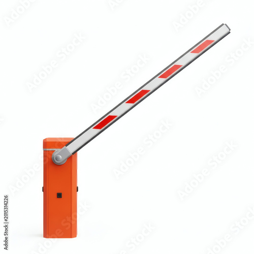Automatic security barrier gate for parking lot control