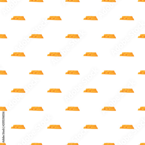Bild auf Leinwand Gold bullion bars in a low poly seamless pattern replicating wealth and investme