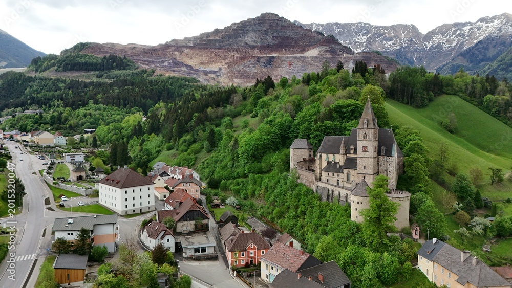 Obraz premium Eisenerz in der Steiermark 
