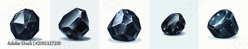 Foto vector of a obsidian