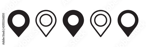 Free Download Location pin map marker navigation pointer icons set. - GFXLoad
