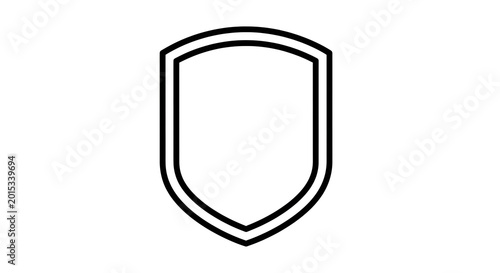 Free Download Shield icon symbol protection security logo graphic design element  simple outline shape transparent background - GFXLoad