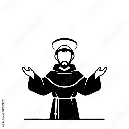 Saint Francis of Assisi religious icon.