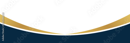 Cuadro en lienzo wave separator footers, modern dividers shapes vector illustration eps10