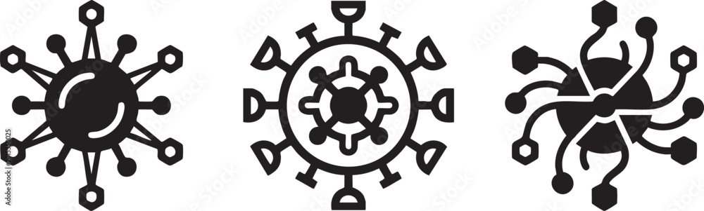 Fototapeta premium Modern Medicine Icon Healthcare Technology Vector