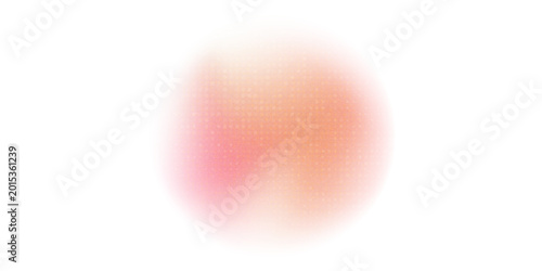 Color gradient, gradation circle, vector grain noise texture holographic blur abstract background. Color watercolor gradient blend mesh of neon iridescent colors gradation