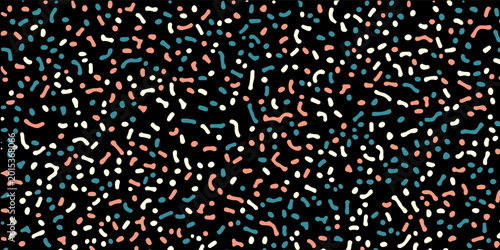 Turing abstract seamless pattern. Premium Vector. Microbiology background. Generative algorithm psychedelic background.
