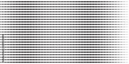Tableau sur toile grunge Halftone white and black dots pattern and black gradient grunge texture background