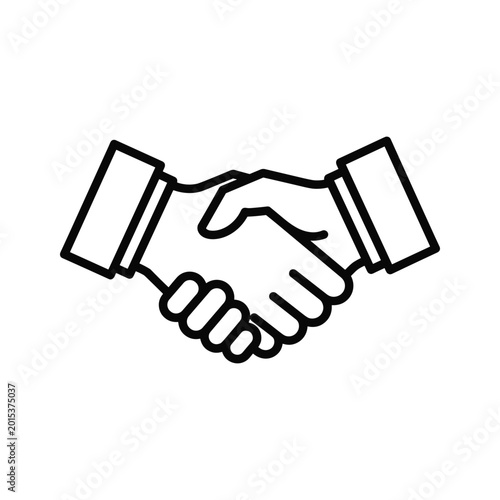 Two hands shaking in a firm handshake