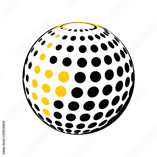 abstract 3d sphere