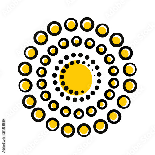 abstract flower icon