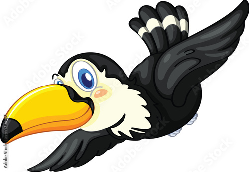 Photos Cute puffin seabird illustration bundle isolated cartoon animal collection vecto