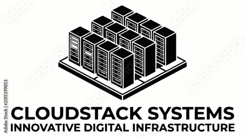 Slika na platnu Cloudstack Systems Innovative Digital Infrastructure Server Racks