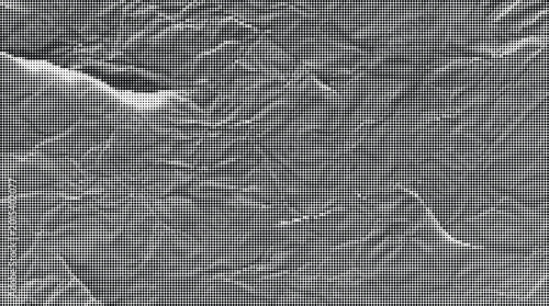 Foto Close-up view of a crumpled surface with many wrinkles and folds