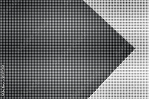Photography A dark gray geometric shape with sharp edges on a light gray transparent backgro