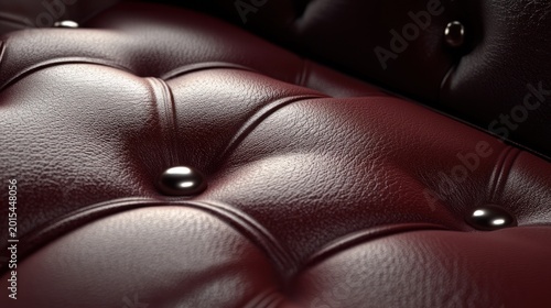 Dark red leather upholstery texture background