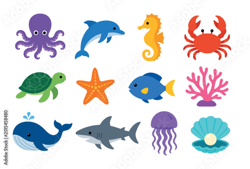Foto Sea Creatures Ocean Animals.