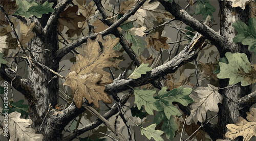 Foto Real Tree Camouflage for hunting shirt
