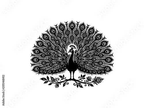 Mature tree with apples illustration isolated on transparent background, Vector