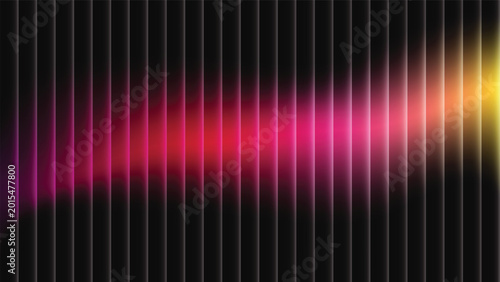 Vibrant sound wave graphic design element.