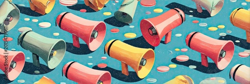 public relations concept - pr and marketing communications
