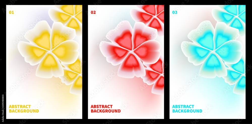 Naklejka premium Minimalist Flower Vertical Banners for Spring and Summer Promotions
