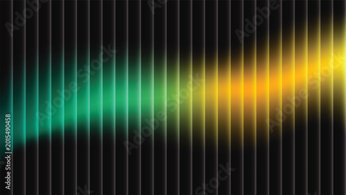 Vibrant sound wave graphic illustration.