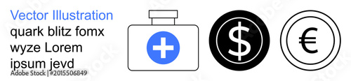 Φωτογραφία Healthcare, currency transactions, global finance, medical funding, international trade, economics