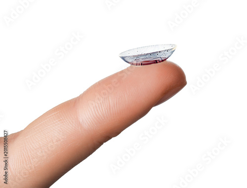 Tableau sur toile Contact lenses of future