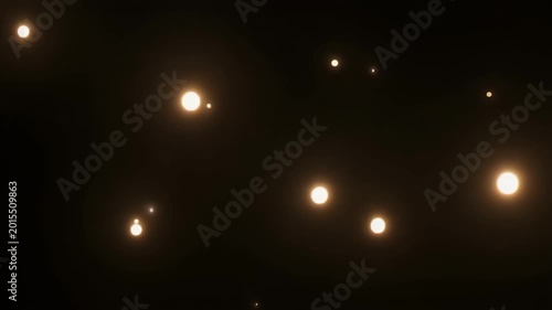 Tiny Flickering Dots of Light Appearing and Disappearing Randomly in a Black Void: Gentle Particle Pattern Cinematic Minimal Motion Loop (3840x2160 MP4, 16:9)