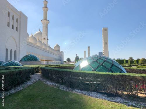 Big Arab mosque building with dome