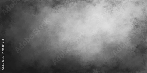 Εκτύπωση καμβά A dark storm clouds sky over a brushed grunge metal texture with misty gray smok