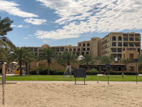 Apartment house on the beach
