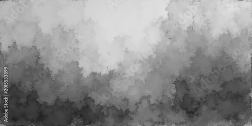 Bild auf Leinwand An abstract grunge wall background features a dark blue sky texture with smoky c