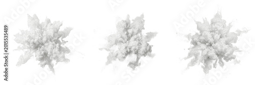 Photos White Powder Explosion Dust Cloud PNG - Creative Abstract Burst Effect for Flour