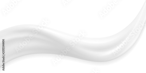 Sweet cream drip and melting dessert background texture.