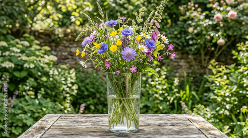 Colorful Spring Flowers Blooming in a Beautiful Garden