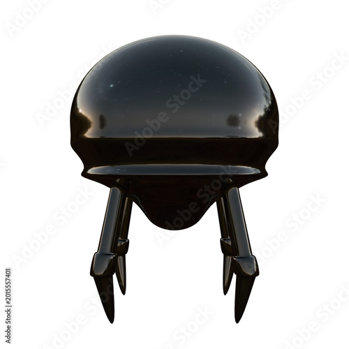 3D reconstruction of the rotating Tentacle UFO, UAP from Mexico in 1973, based on witness reports.